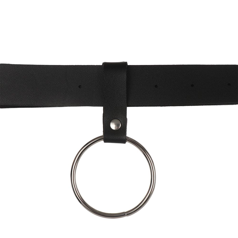 Pu Leather Hip Hop Rock Punk Body Jewelry Waist Chain Tassel Belt Belly Necklace