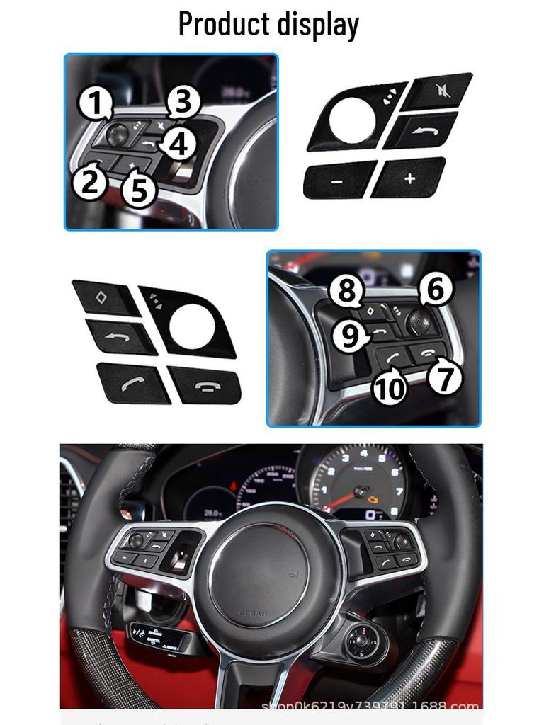 Porsche Cayenne/Panamera Multifunction Steering Wheel Button for Volume & Calls