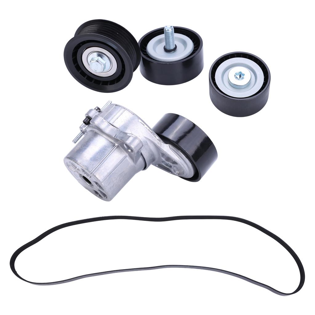 For W204 S204 C204 W212 S212 Serpentine Drive Belt Tensioner Kit Replaces 529036110