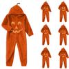 Kids' Halloween Printed Flannel Pajama Set for Cozy Lounging