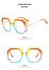 2022 Polygon Eyeglass Frame: Anti-Blue Light, Hollowed Sides, Trendy European & American Design