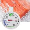 ABS Refrigerator Thermometer with Suction Cup -30~40 ℃ Refrigerator Freezer Thermometer Fridge Refrigeration Temperature
