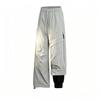 Winter Waterproof Straight Leg Cargo Pants for Women Loose Fit Fleece Lined Military Style