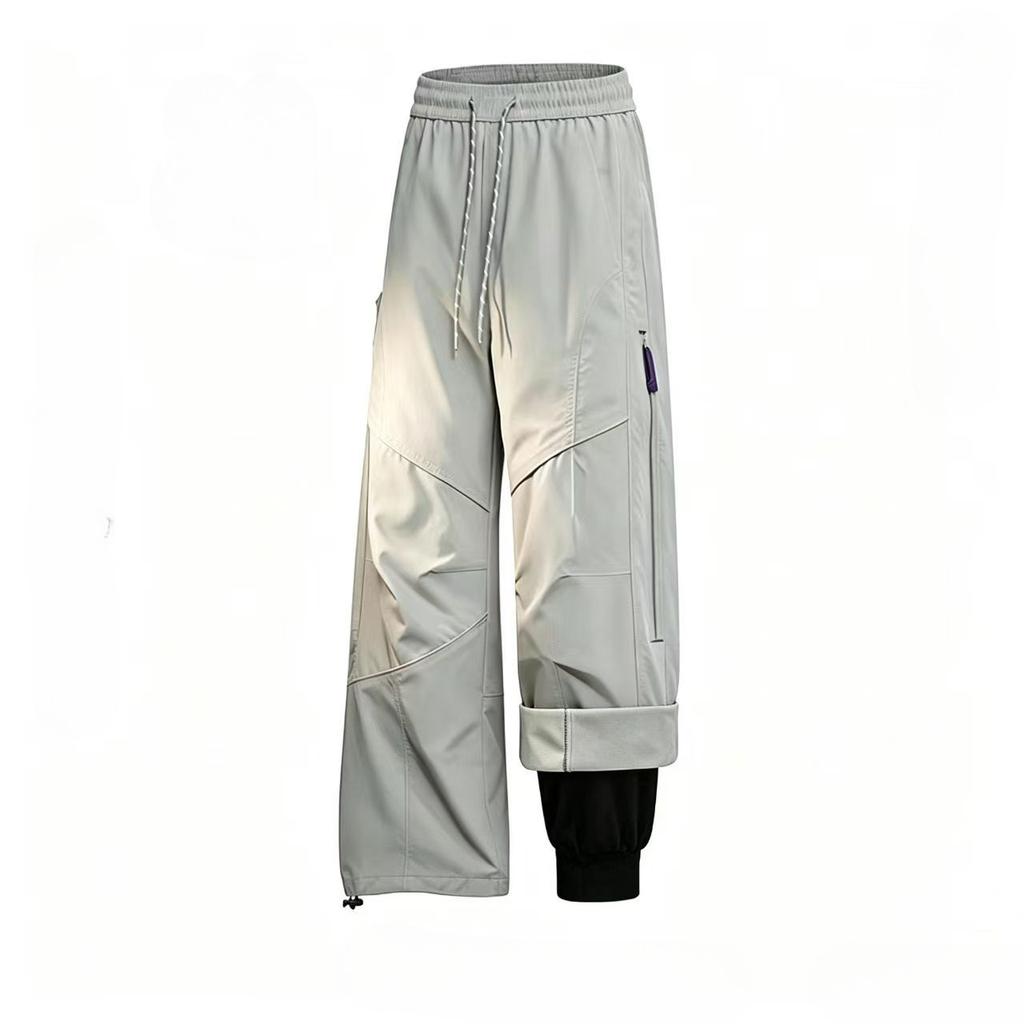 Winter Waterproof Straight Leg Cargo Pants for Women Loose Fit Fleece Lined Military Style