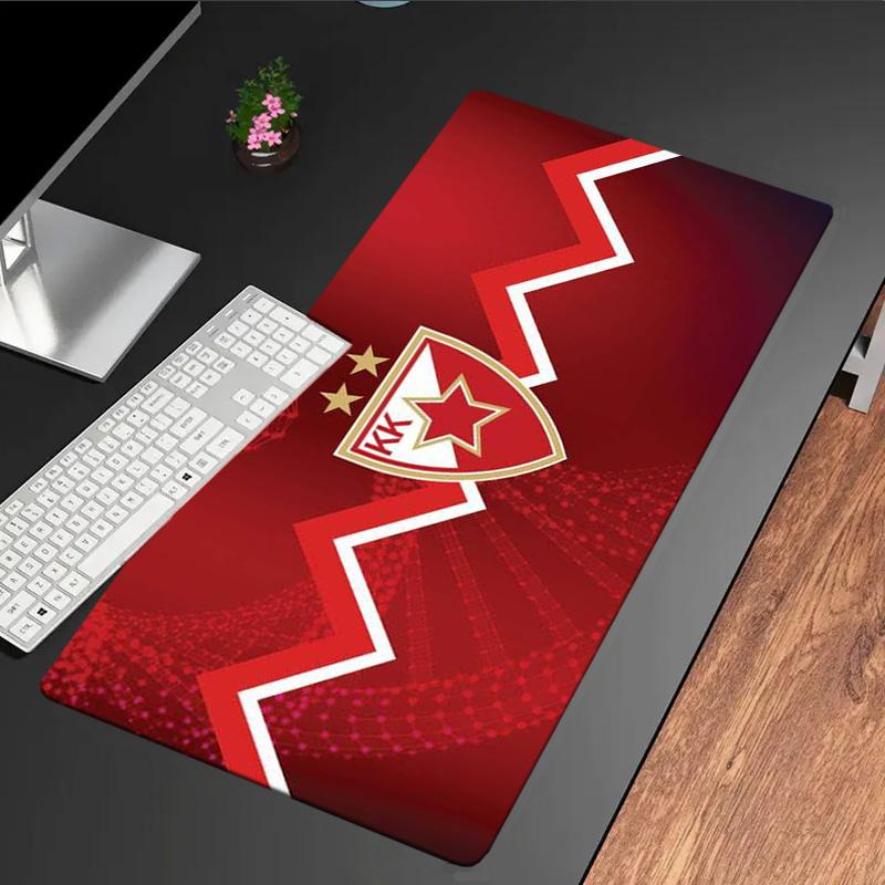 FK Crvena zvezda mouse pad, rubber base, esports desk mat, mouse pad for gamers and office use, gaming desk , easy to clean mat