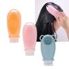 Travel Bottles for Toiletries Squeezable Silicone Toiletry Bottles for Shampoo Conditioner 100ml