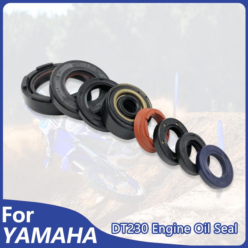 For DT230 Engine Oil Seal Motorcycle DT125 TZM150 TZR125 TSE250 Gear Shaft Water Pump Clutch Arm Crankshaft Seal Kit Parts