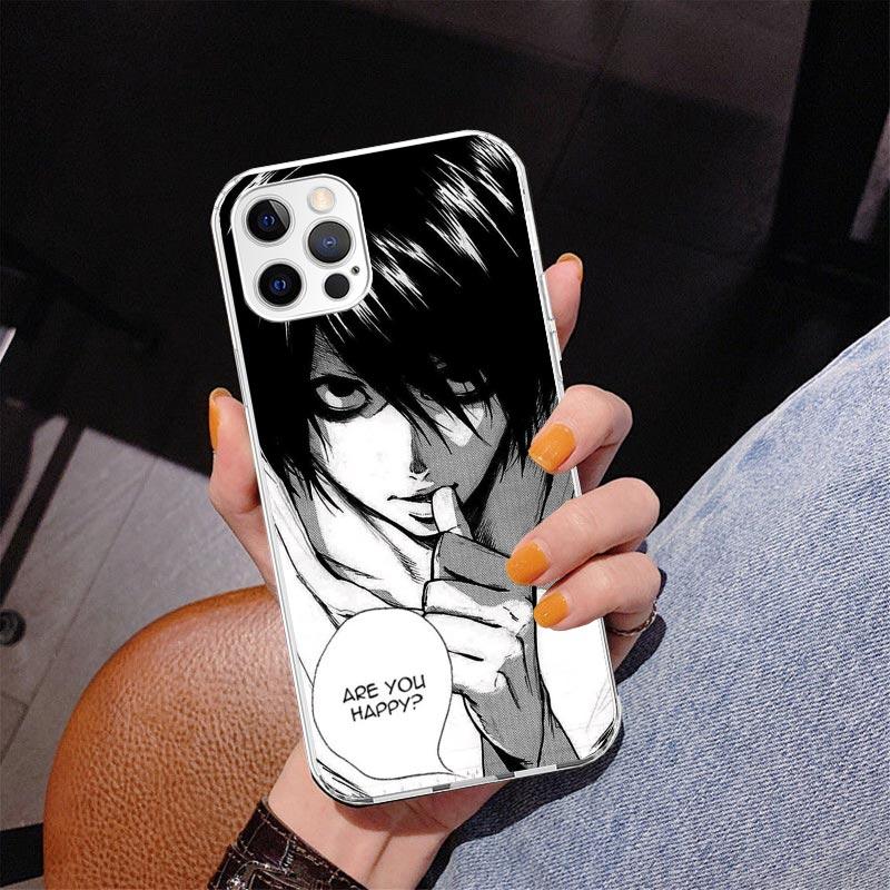 N-Note D-Death L Lawliet Phone Case For iPhone 17 Air 16 Pro Max 16E 15 + 14 Plus 11 12 13 Mini 7 8 SE Gift Print Cover Fundas