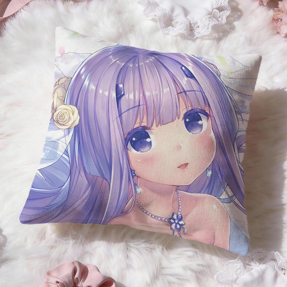 

cute game n-Nekopara Cushion Cover Premium Comfort Reversible Pillow Cove -Two in One Design for Any Room & Car Interior 30cmx30cm
