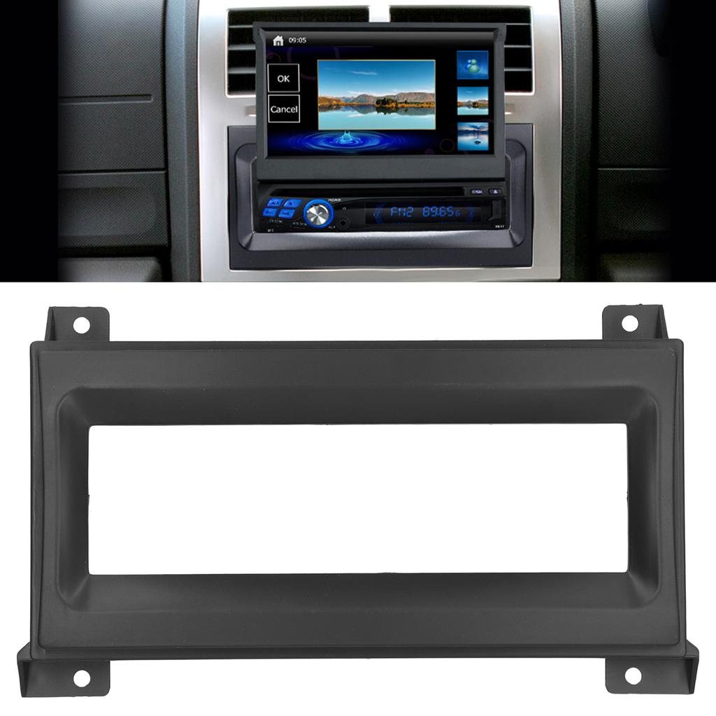 1Din Stereo Radio Fascia DVD Audio Navigation Panel Frame Fit for Dodge AvengerNitro 2007