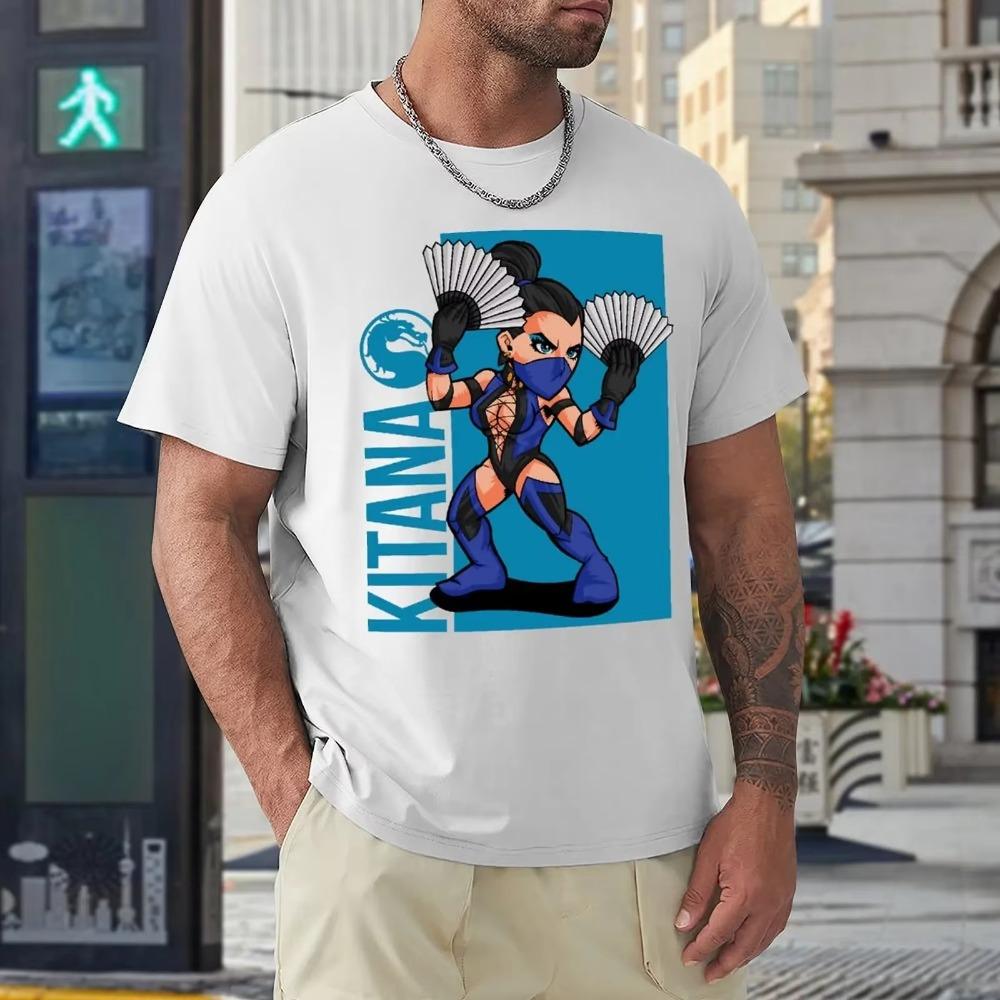 Kitana Zu Verkaufen T-Shirt Harajuku Move Lustige Neuheit T-Shirts Niedlich Reise Eur Größe