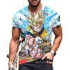 Y2k Men's T-shirt High Quality Dragon Ball Vegeta Tops Hip Hop Goku Harajuku Style Super Saiya 2025