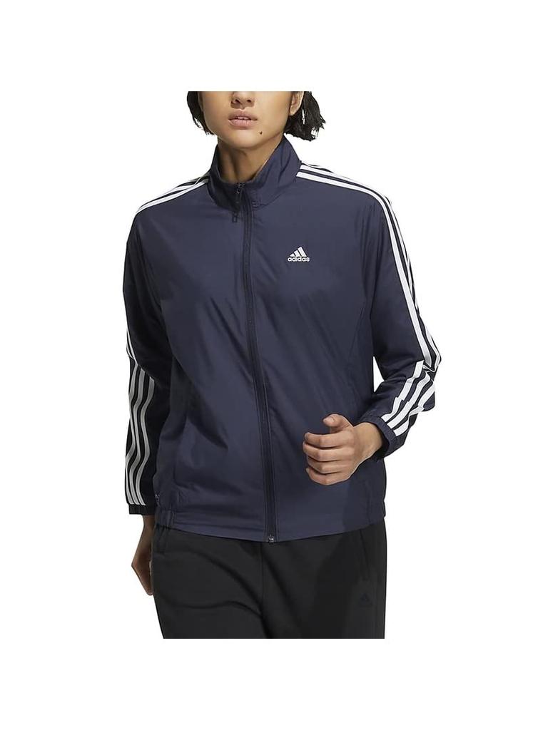 Adidas Legend Ink Jersey Topp Normal Passform Vindjakke med Størrelse M Dame (HM2801), WI008, 3 striper,