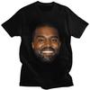 Custom Grappig Kanye West Meme T-shirt Mannen Puur Katoen T-shirt Tee Tops Streetwear T-shirts - Zomer Katoenen Grafisch T-shirt voor Mannen