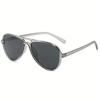 1pc-Fashionable glasses, suitable for travel, fashionable design, suitable for daily wear, can be the perfect gift