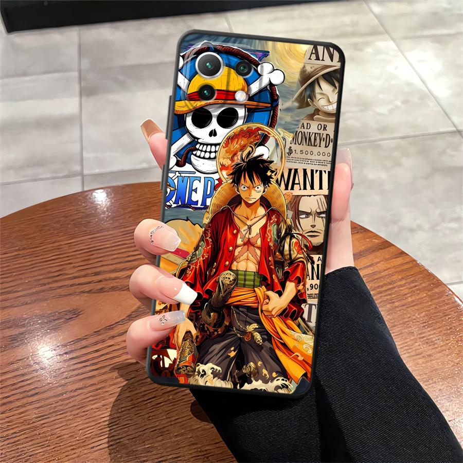 Case for Xiaomi Mi CC9Pro 10T 13 9T 11T 14 Pro 9 10 11 13 Lite Phone Cover Anime Luffy Zoro