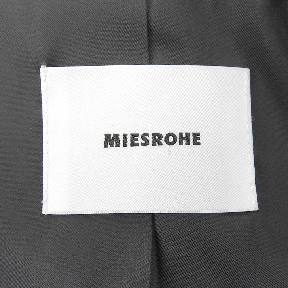 MIESROHE Relaxed Double Long Jacket Women's Gray 0 MWFJ244049 Jacket 0 grayUsed