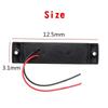 12V 24V 3 LED Car Side Marker Light Clearance Turn Signal Reflector Rear Indicator Lamp For Truck Trailer Caravan RV Lorry Van