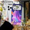 Phone Case: 2D Flat Design Suitable for iPhone 18, 17, 16, 15, 14, 13 Pro Film Protective Case, Couple Style, Galaxy Little Ghost, Christmas and Hallo