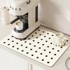 Diatomite Coffee Bar Mat Absorbent Heat Resistant Placemat for Table Kitchen Countertop Protection Quick Dry Coaster