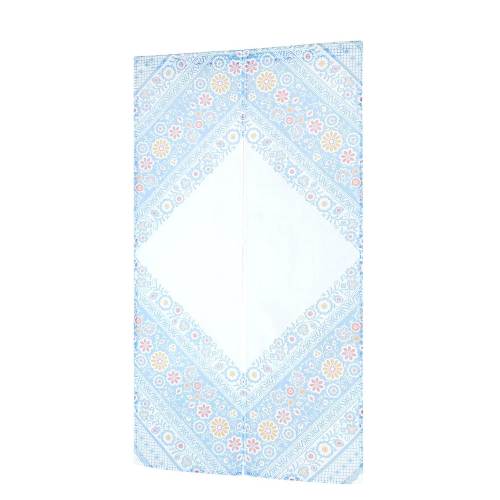 Tomo Corporation Kiyof Blue Noren Room Interior Curtain, Long, Divider, Sheer, Decor, 85x150cm, 12225-870-345