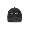 MALBON GOLF Malbon Lettering Perforated Ball Cap Black