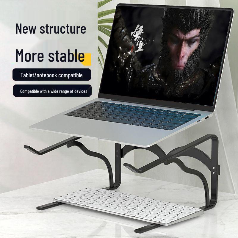 Aluminum Alloy Desktop Laptop Stand with Suspended Cooling Design