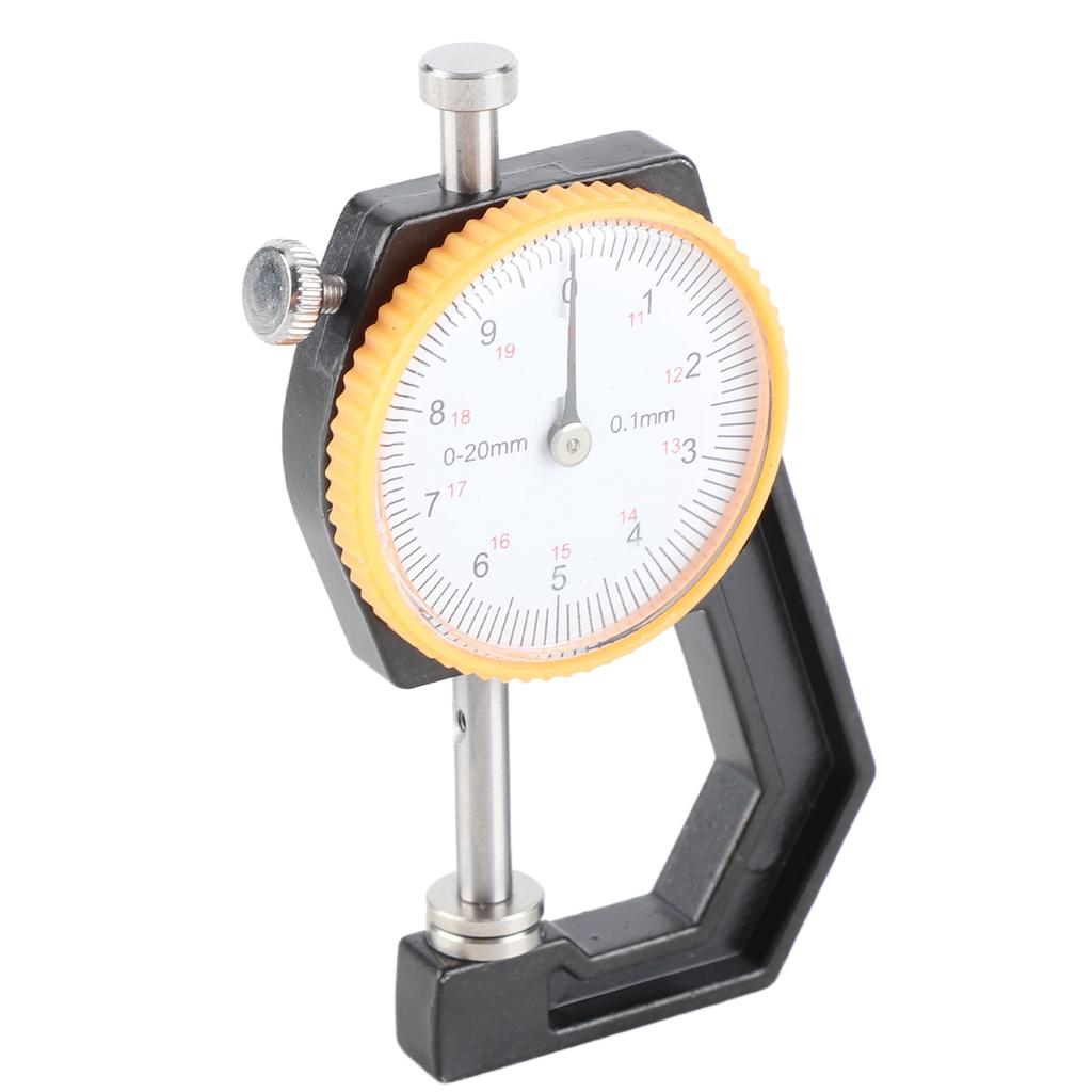 Thickness Gauge Tester Dial Flat Head Vegetable Tanned Leather DIY Measuring Tool0-20mm