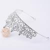 Women Bridal Wedding Crown Tiara Bridal Accessories Gold Plated Pageant Crown
