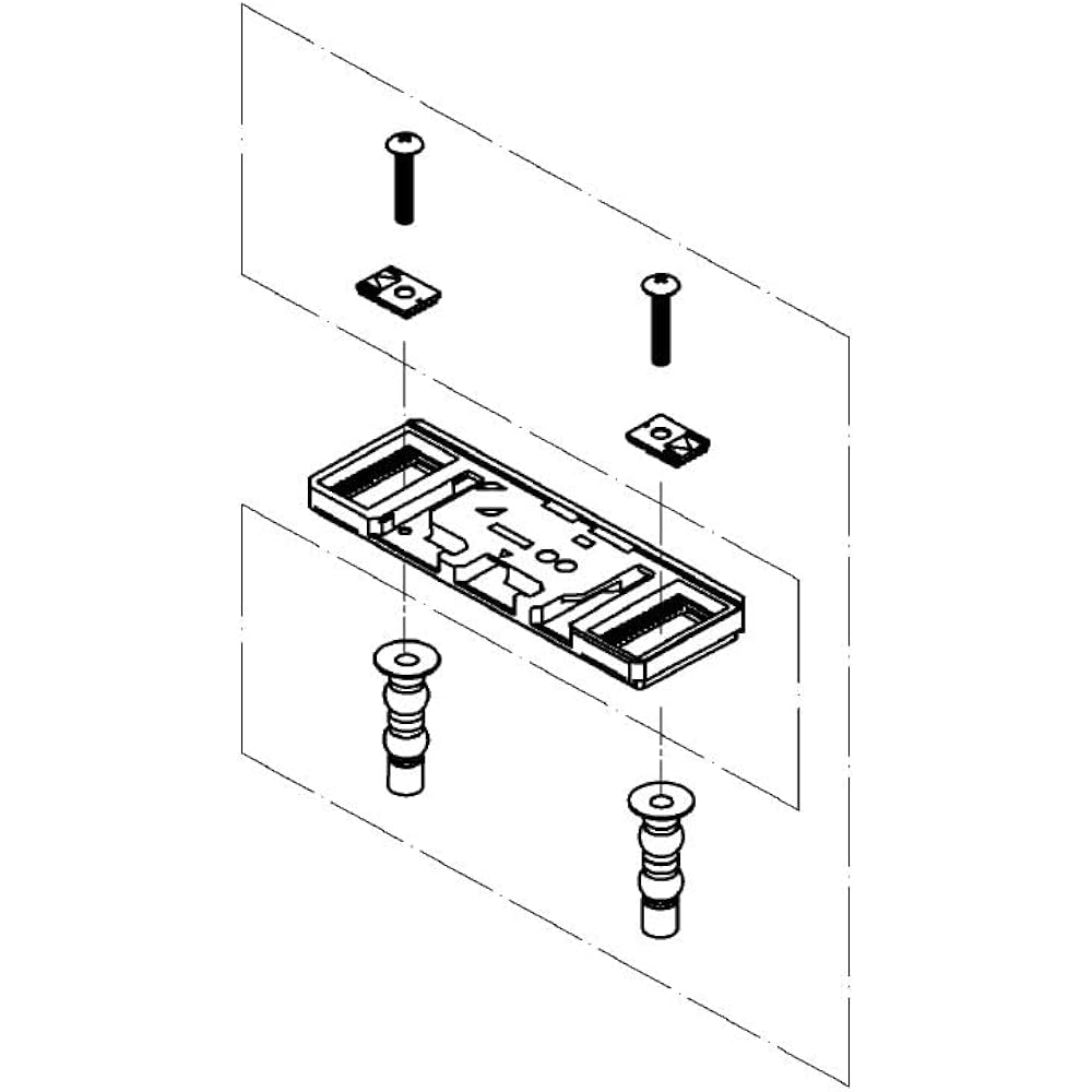 TOTO base plate complete set [part number: TCM2055]