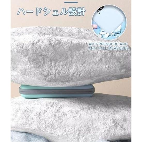 Switch storage case large capacity waterproof dustproof shock-resistant suitable travel home parties (gradient blue)