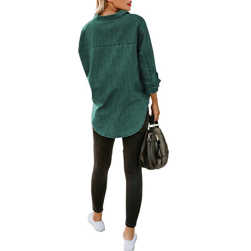 European & American Women's Long Sleeve Casual Shirt - Versatile Autumn Style (2026)