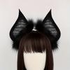 Halloween Dark Bat Animal Ear Headband: Realistic Demon Headdress, Cosplay Performance & Influencer Live Stream Accessories