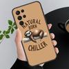 Phone Case For Samsung A17 A55 A16 A56 A35 A15 A53 A54 A33 A34 A25 A05S A52 A52S A07 A26 A06 Sloth