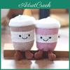 Milk Tea Cup Plush Keychain Toy Pp Cotton Gift For Kids Teens Pendant Bag