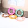 Plastic Roman Circle Modern Plastic Curtain Ring 8 Colors   Home Decor