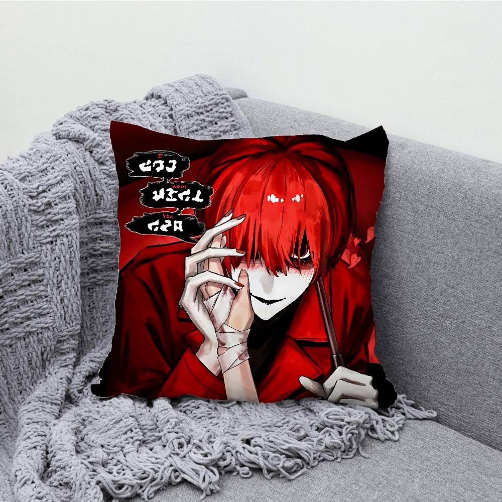 Mr Crawling H-Homicipher Pillow Case For Sofa Decor Car Office Room Printing Cushion Cover Decorations and Protector