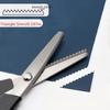 Serrated Edge Zig Zag Scissors Stainless Steel Sewing Shears Pinking Shears  Fabric Cutting