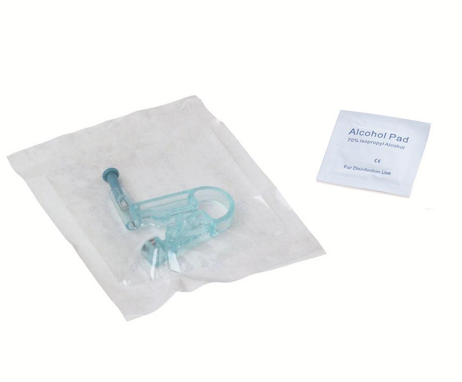 Low-Pain Ear Piercing Device for Adults & Children – Disposable Ear Stud Gun