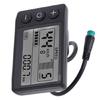 Scooters LCD Display Panel Water Resistant Scooters Dashboards Digital Speedometers for Long Distances Cycling Support