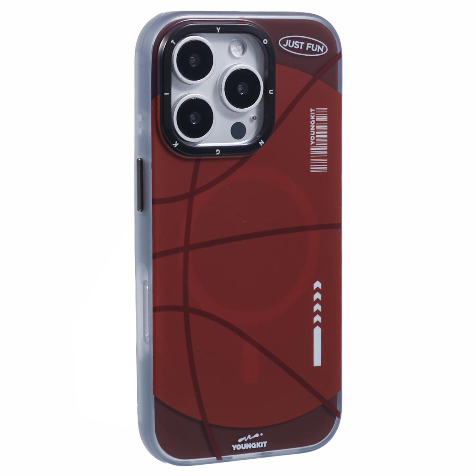 

YOUNGKIT Sports Series for iPhone 16 Pro Max Case Compatible with MagSafe IMD TPU Shockproof Cover B