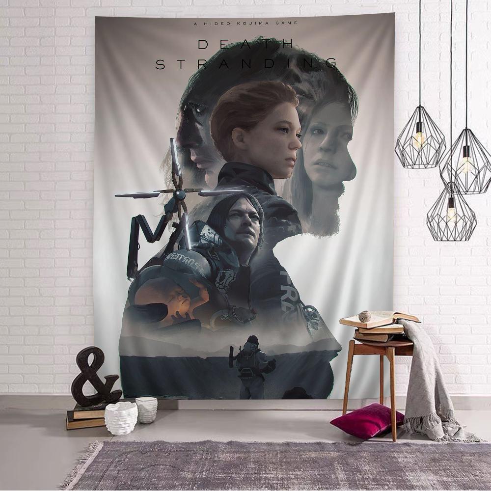 

Hot Game Death Stranding Printed Large Wall Tapestry Cheap Hippie Wall Hanging Bohemian Wall Tapestries Mandala Home Decor 74x94cm(29x37in)