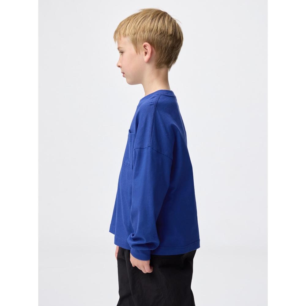GU by Uniqlo Kids  Unisex  CoTTon PockeT T  Long Sleeve 