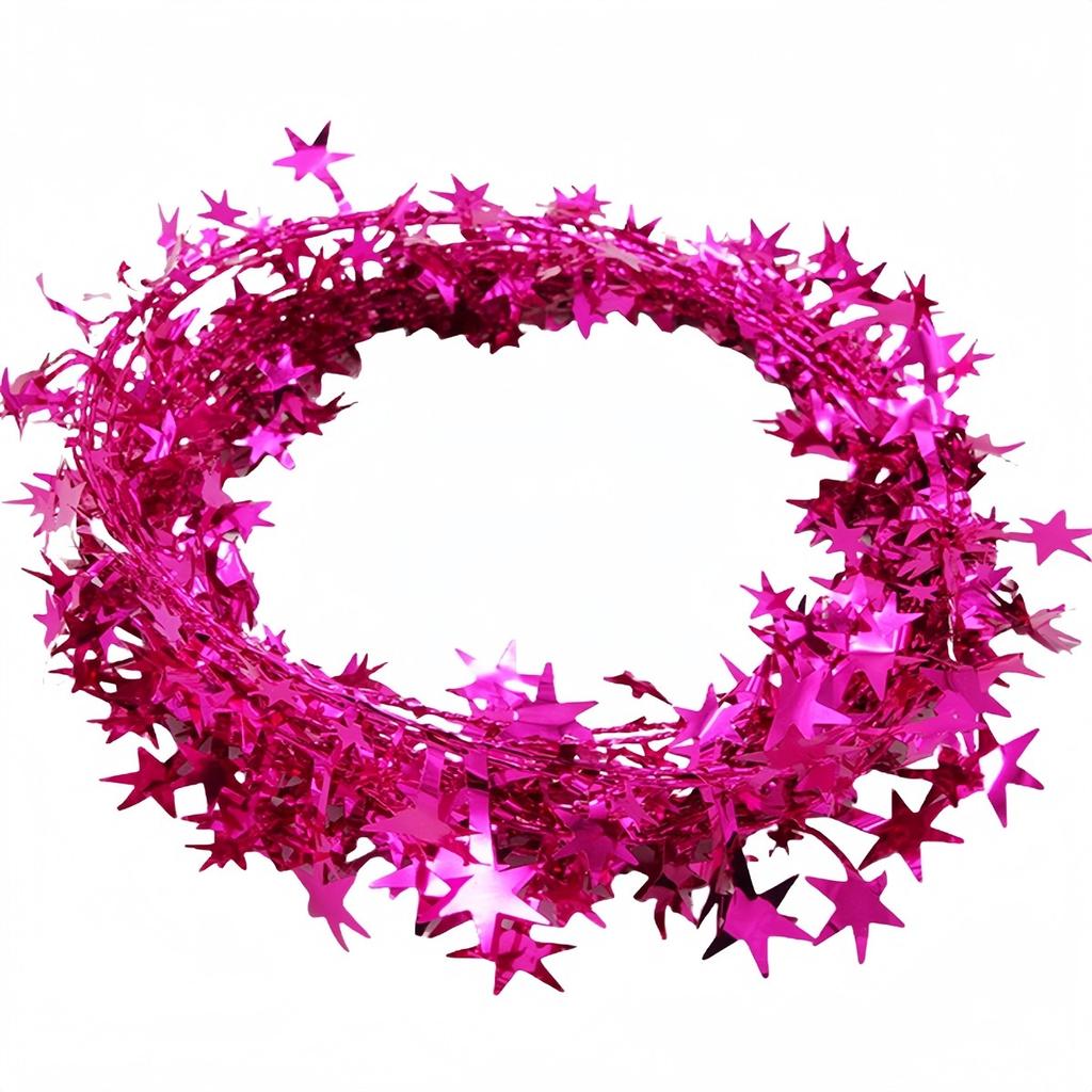 Weihnachtsbaumschmuck Partydekorationen Lametta Draht Sterne