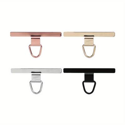 Ultra-thin Stainless Steel Phone Tether Patch Gasket Cellphone Strap Parts Replacement Lanyard Safety Connect Piece