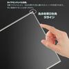 Acrylic Photo Frame Sign Holder Restaurant Menu Holder Card Stand Transparent Vertical Card Display Table Tent Advertising Photo Card Stand