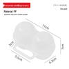 Portable Shockproof Transparent Egg Box with Handle - 2-Grid Egg Protector