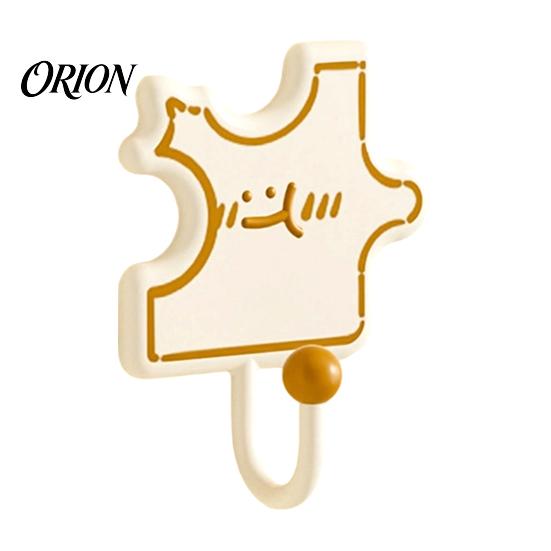 Modular Splicing Hooks for Entryway Cartoon Puzzle Key Hook, Heavy Duty Traceless Plastic Wall Hanger, Adhesive Aprons Space Saving Self Hook Spatulas