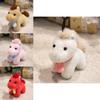 Pony Plush Figurine With Pp Cotton Filling Handmade Animal Decor For Home And Office Use