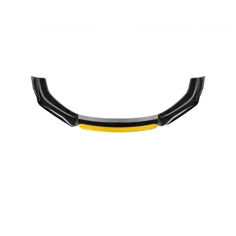 6 Color Tongue Front Bumper Lip Protector Carbon Fiber Texture Chin Spoiler Splitter Diffuser Universal Bumper Lip Body Kit Trim